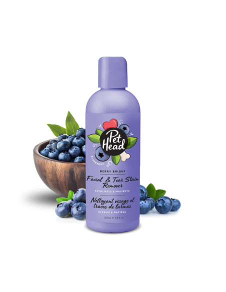 PET HEAD BERRY BRIGHT REMOVEDOR MANCHAS FACIALES 200 ML