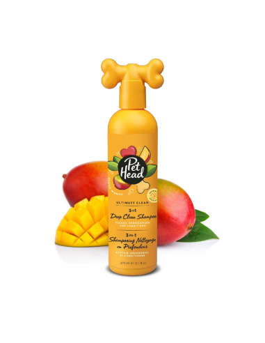 PET HEAD ULTIMUTT CLEAN SHAMPOO LIMPIEZA PROFUNDA 3 EN 1 475 ML