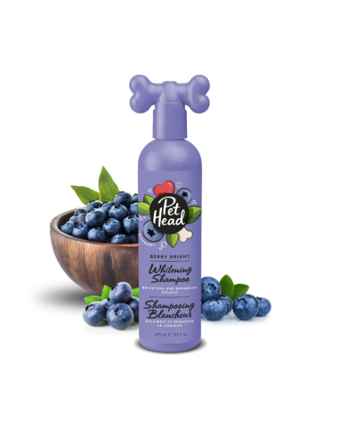PET HEAD BERRY BRIGHT SHAMPOO BLANQUEADOR Y REALZADOR COLOR 475 ML